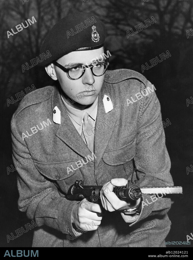 Prince Leka - son of ex-king Zog of Albania training at Sandhurst. 8th March 1958.