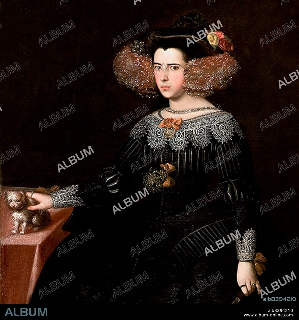 Alonso Cano/ Retrato de Luisa Francisca de Guzmán y Medina Sidonia, entre 1630 y 1635. 
Óleo sobre tela. Altura: 203 cm; ancho: 109 cm.