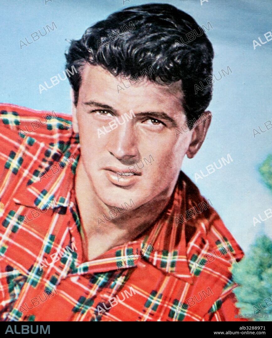 Photograph of Rock Hudson (1925-1985) an American actor. Dated 20th Century.