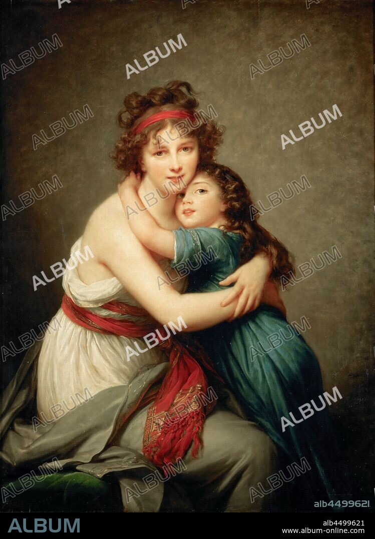 ÉLISABETH LOUISE VIGéE LE BRUN. Self-Portrait with her Daughter, Julie.