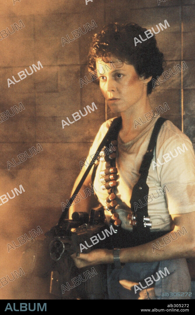 SIGOURNEY WEAVER in ALIENS - DIE RÜCKKEHR, 1986 (ALIENS), unter der Regie von JAMES CAMERON. Copyright 20TH CENTURY FOX.