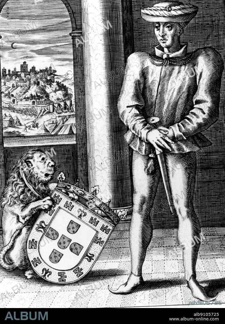 Afonso V of Portugal (1432-1481). King of Portugal (1438-81), son of King Duarte of Portugal, who succeeded to the throne. The Opening of the World by David Divine, page 132.