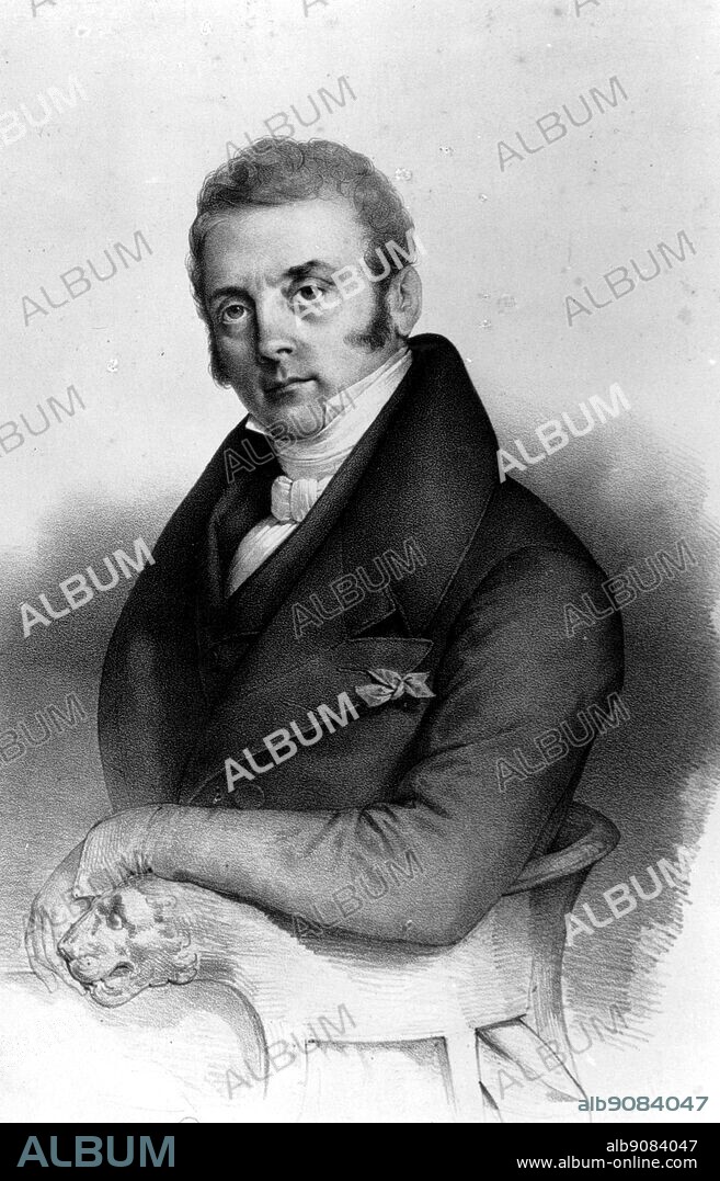 Daniel François Esprit Auber 1838 (1782-1871). French composer, the son of a Paris print-seller, was born in Caen in Normandy.
