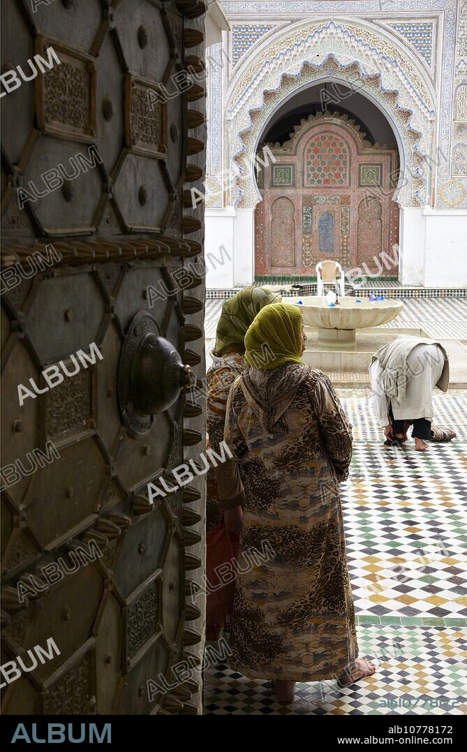Karaouiyne Mosque, Fez El-Bali, Fes, Morocco.