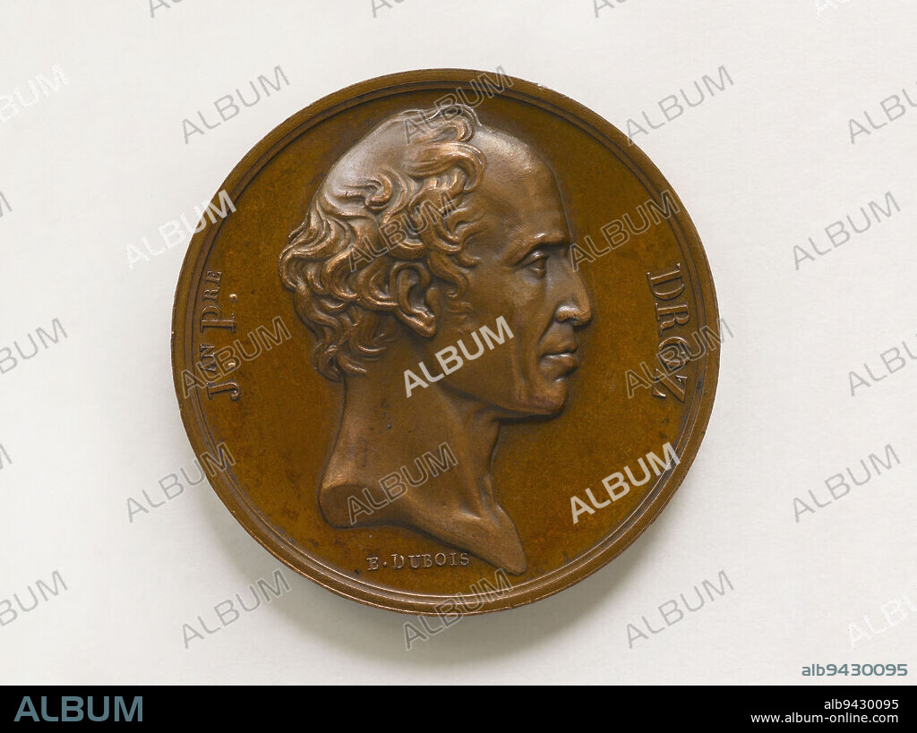 Jean-Pierre Droz (1740-1823), engraver, after 1823, Dubois, Joseph Eugène, Engraver in medals, Array, Numismatics, Medal, Dimensions - Work: Diameter: 3.5 cm, Weight (type dimension): 19.77 g.