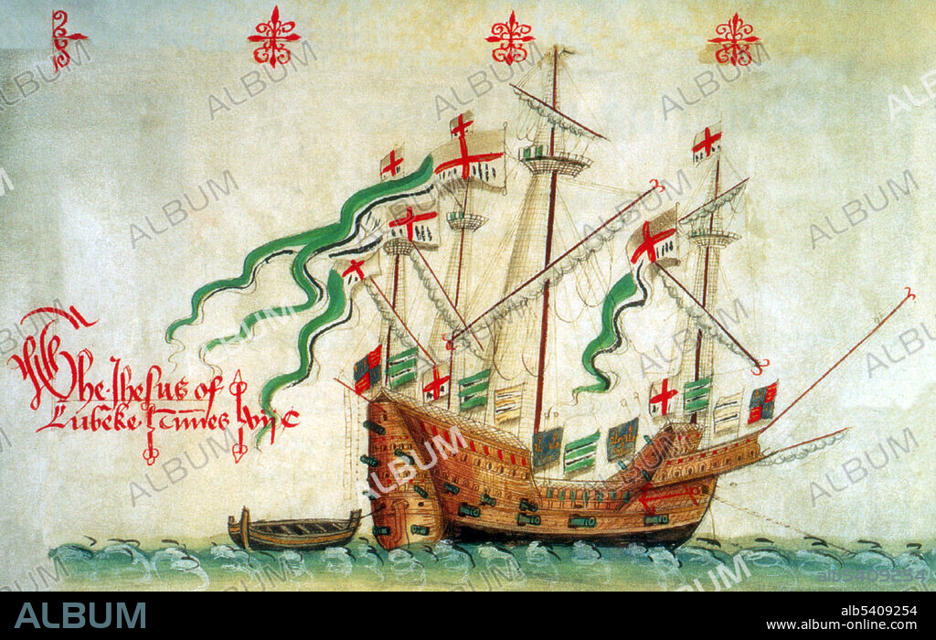 Jesus of Lubeck was a carrack built in the early 16th century. It became involved in the Atlantic slave trade under John Hawkins, who organized four voyages to West Africa and the West Indies between 1562 and 1568. During the last voyage, Jesus, along with several other English ships, encountered a Spanish fleet off San Juan de Ula (modern day Vera Cruz, Mexico) in September 1568. In the resulting battle, Jesus was captured by Spanish forces. The heavily damaged ship was later sold for 601 ducats to a local merchant. Admiral Sir John Hawkins (1532, November 12, 1595) was an English slave trader, naval commander and administrator, merchant, navigator, shipbuilder and privateer. He was considered the first English trader to profit from the Triangle Trade, based on selling supplies to colonies ill-supplied by their home countries, and their demand for African slaves in the Spanish colonies of Santo Domingo and Venezuela in the late 16th century.