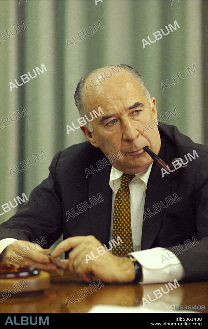 U.S. Attorney General John Mitchell during U.S. President Richard Nixon's Administration, Thomas J. O'Halloran, February 19, 1971.