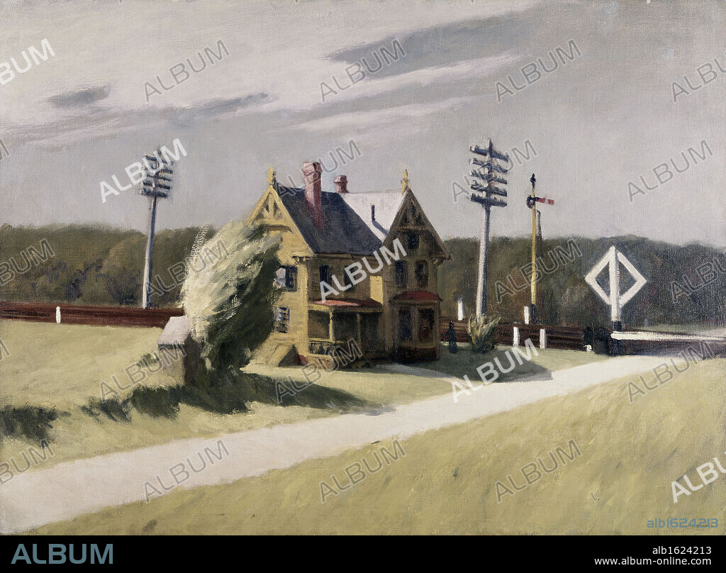Railroad Crossing by Edward Hopper, 1882-1967, USA, New York State, New York City, Whitney Museum of American Art.