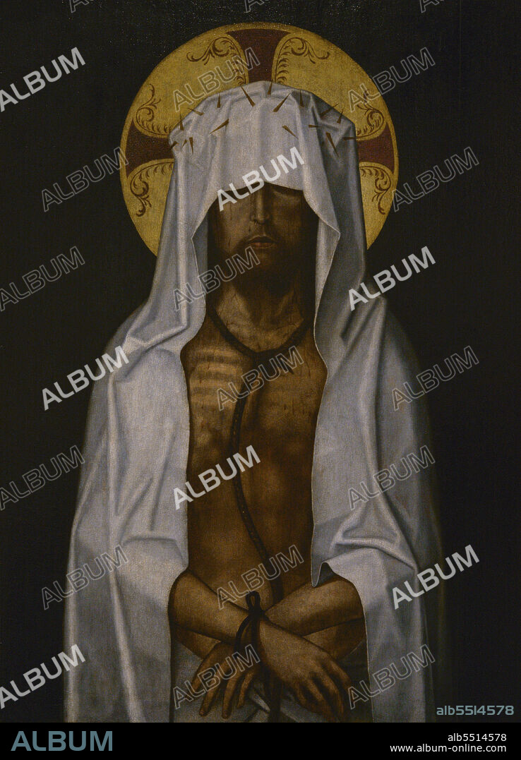 Ecce Homo. Autor desconocido. Oleo sobre madera de roble, h. 1570. Obra procedente de un convento portugués desaparecido en 1834. Museo Nacional de Arte Antiguo. Lisboa. Portugal.