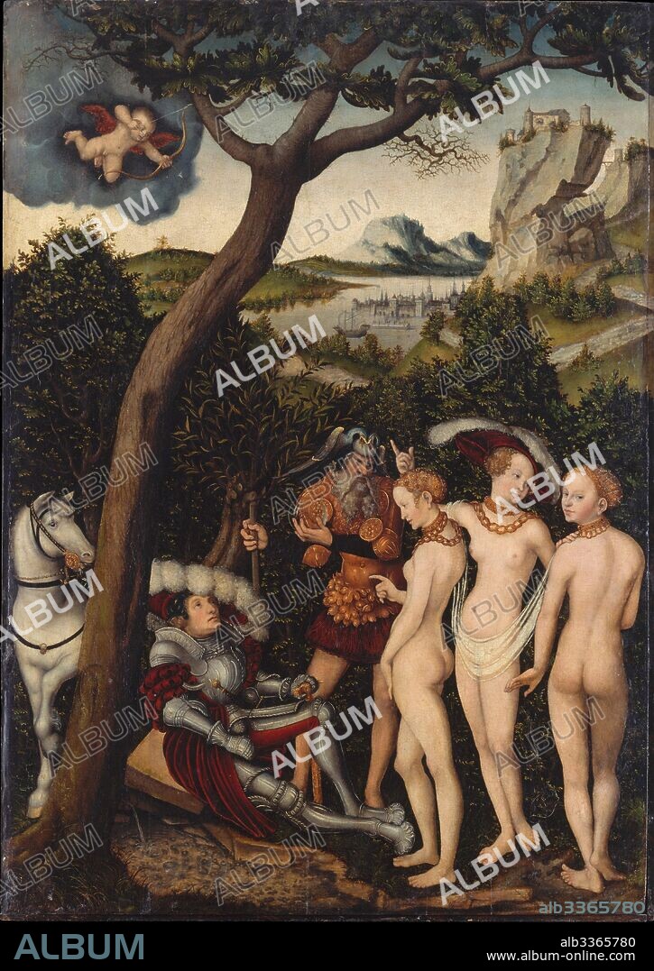 CRANACH, LUCAS, THE ELDER. The Judgement of Paris.