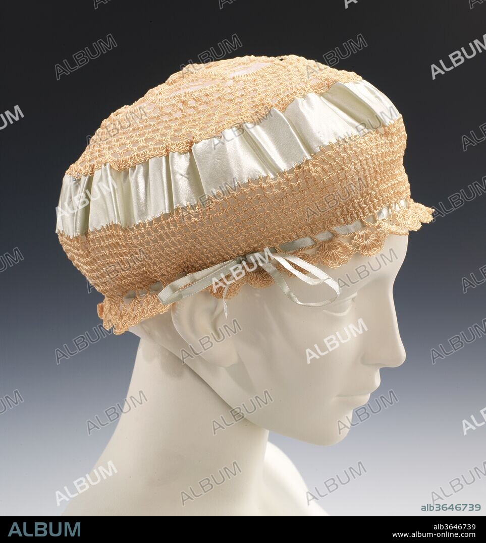 Boudoir cap. Culture: American. Date: ca. 1895.