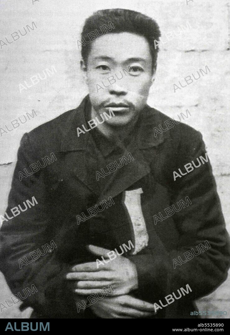 An Jung-geun, (1879 – 1910), Korean-independence activist, and pan-Asianist. On 26 October 1909, he assassinated Prince Ito Hirobumi, a four-time Prime Minister of Japan, former Resident-General of Korea, and then President of the Privy Council of Japan, following the signing of the Eulsa Treaty, with Korea on the verge of annexation by Japan. He was imprisoned and later executed by Japanese authorities on 26 March 1910.