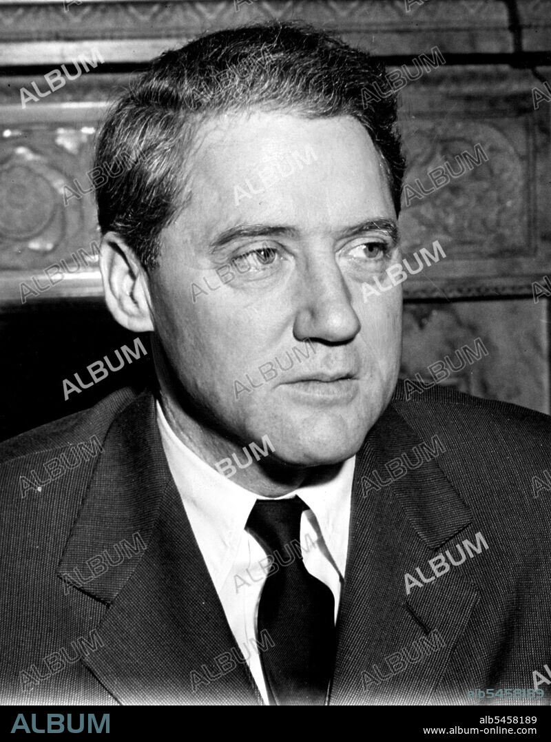 Senator John Sherman Cooper: Lawyer, Born : Somerset, August 23, 1901
Educated : Somerset public school; centre college, 1918-19 Yale university., B.A., 1923; Harvard law school, 1923-25.
Admitted to Kentucky Bar, 1928, Kentucky state representative, 1928-30,
county judge, Pulaski county, KY., 1930-38 U.S. army , world war II (Private to captain) elected to U.S. senate, November 5, 1946.
Photographed in Washington, D.C., January 10, 1947. July 04, 1947. (Photo by World Wide Photos).