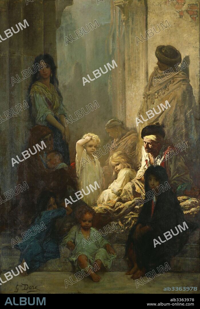 PAUL GUSTAVE DORÉ. La Siesta, Memory of Spain.