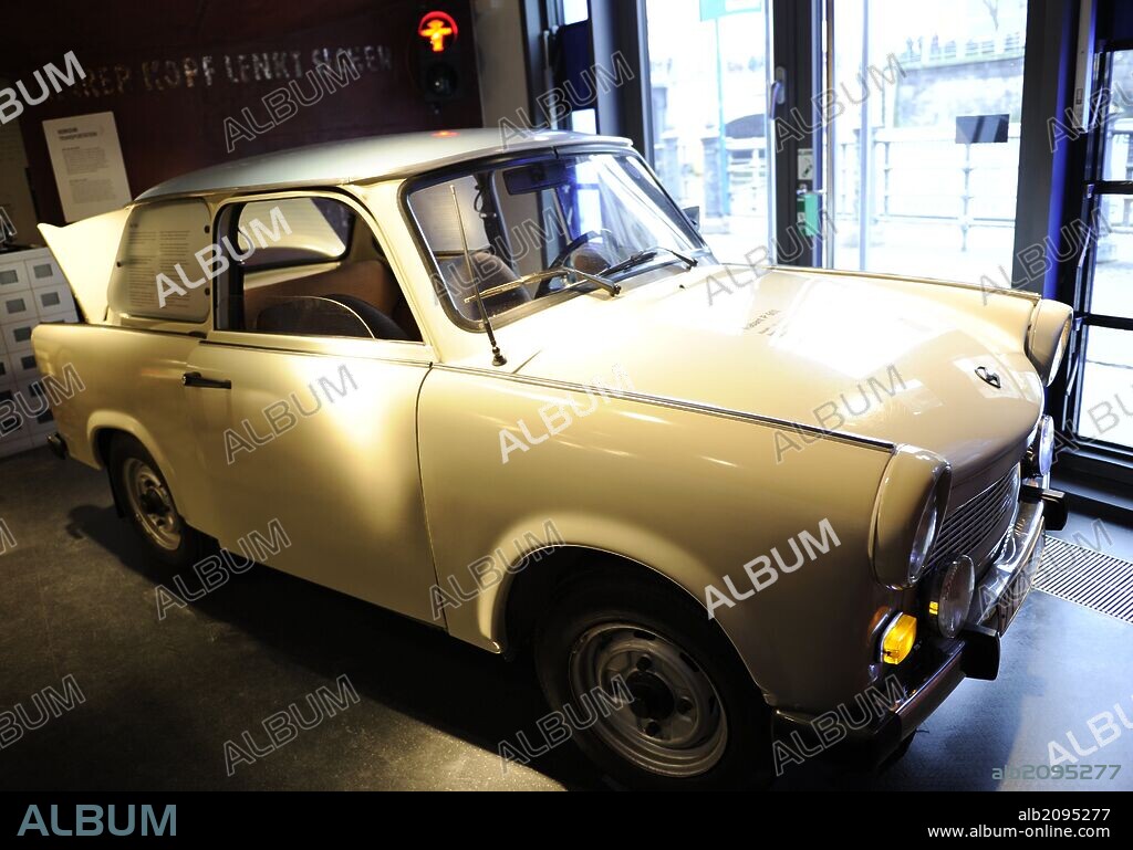 Trabant. Car produced in East German auto maker VEB Sachsenring. Producction: 1957-1991. DDR Museum. Berlin. Germany.