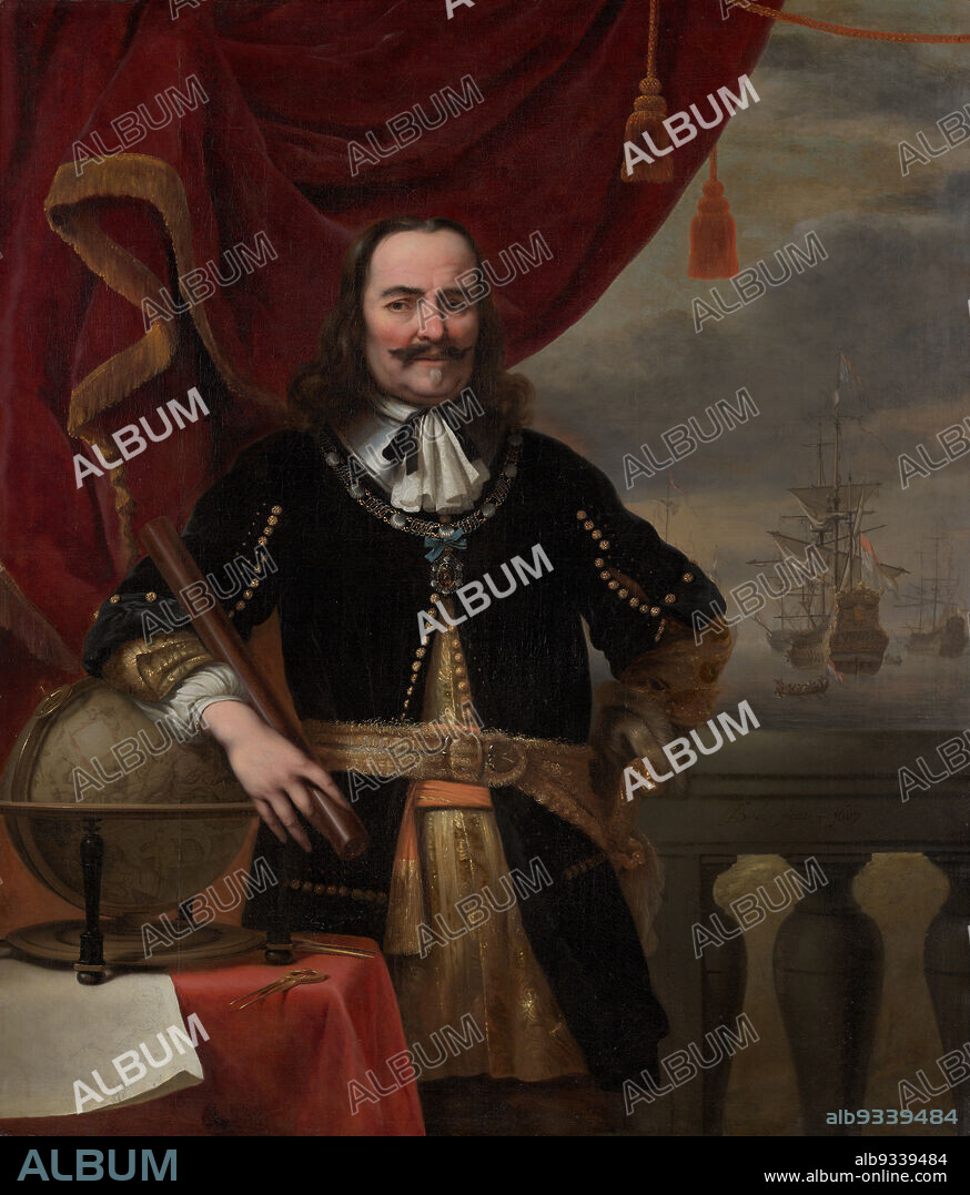 Portrait of Michiel de Ruyter 1607-1676, Ferdinand Bol, 1667.