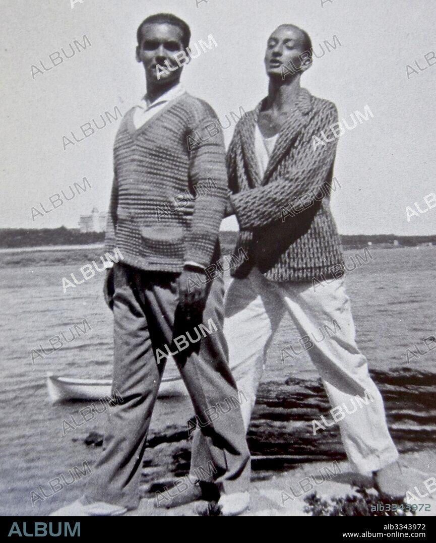 ANONYMOUS. Salvador Dalí and Federico García Lorca in Cadaqués.