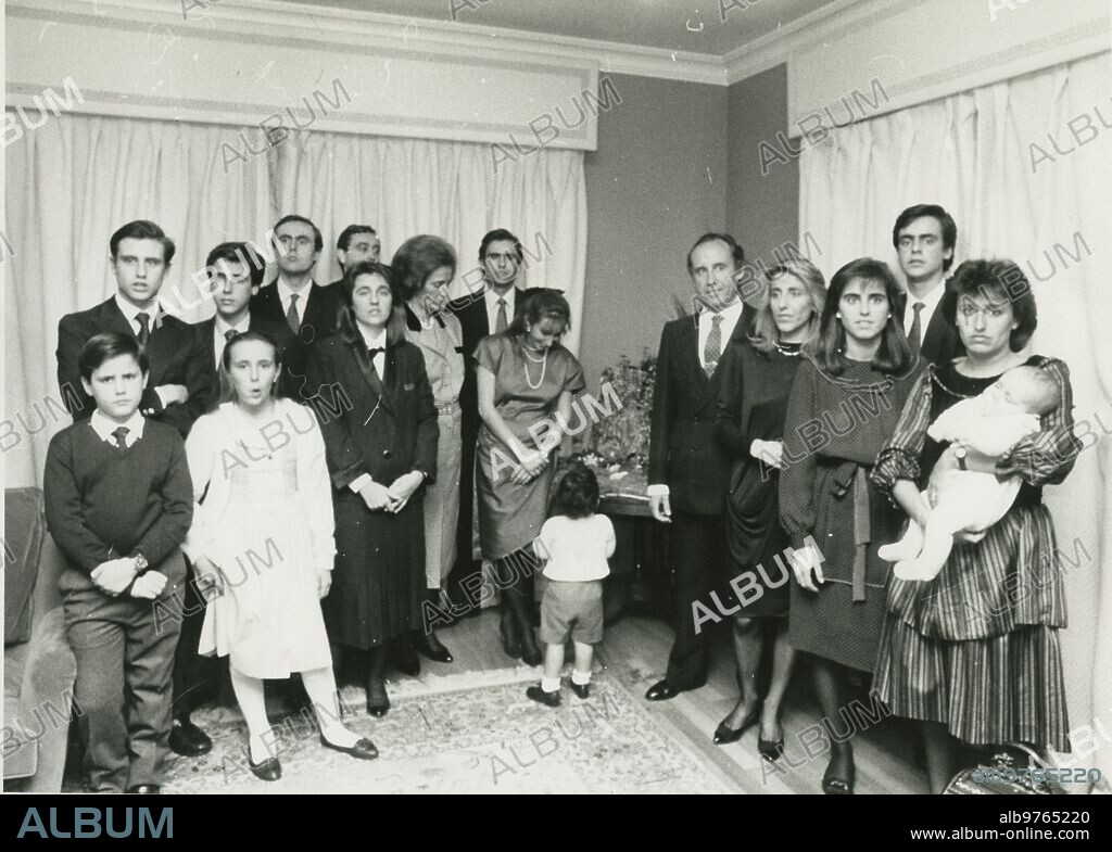 Madrid, 13/12/1986. Familia Ruiz Mateos.