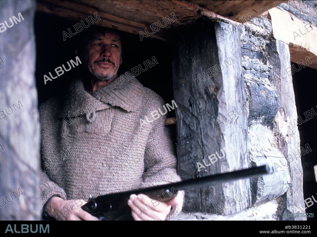 CHARLES BRONSON en CAZA SALVAJE, 1981 (DEATH HUNT), dirigida por PETER HUNT. Copyright 20TH CENTURY FOX.