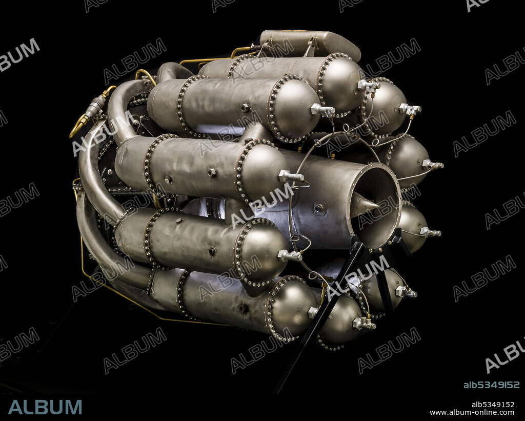 Sir Frank Whittle's jet aircraft engine was patented in 1932, and Power Jets, Ltd. formed in 1936. The Whittle Unit bench test engine first ran on April 12, 1937. In 1939, the British Air Ministry placed a contract for the W.1 engine to be flight tested on the new Gloster E.28/39 aircraft. During taxiing tests, the W.1X non-airworthy engine unofficially became the first British turbojet to be airborne when the E.28/39 made short, straight hops. The W.1 flew officially in the E.28/39 on May 15, 1941. The W.1X and drawings of the W.2B production engine were delivered to the General Electric Company on October 1, 1941. GE's improved and uprated version, the IA, powered the first U.S. jet aircraft, the Bell XP-59A Airacomet on October 2, 1942. At the end of its useful life, the W.1X was returned to England. On November 8, 1949, the W.1X was presented to the Smithsonian by Power Jets, Ltd.