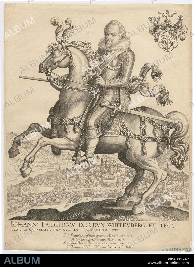 WEISS, ROBERT,. Portrait of Duke John Frederick of Württemberg (1582-1628).