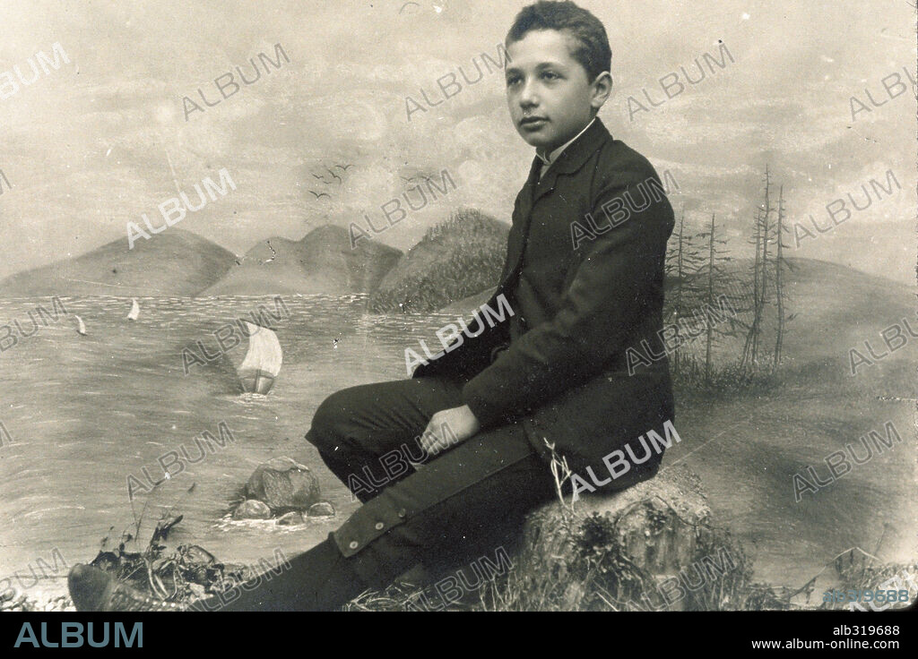 Albert Einstein in Munich about 14 years old.