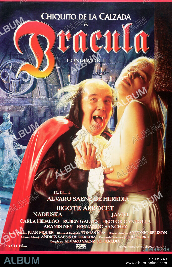 Poster de BRACULA, CONDEMOR II, 1997, dirigida por ALVARO SAENZ DE HEREDIA. Copyright P.A.S.H. FILMS.