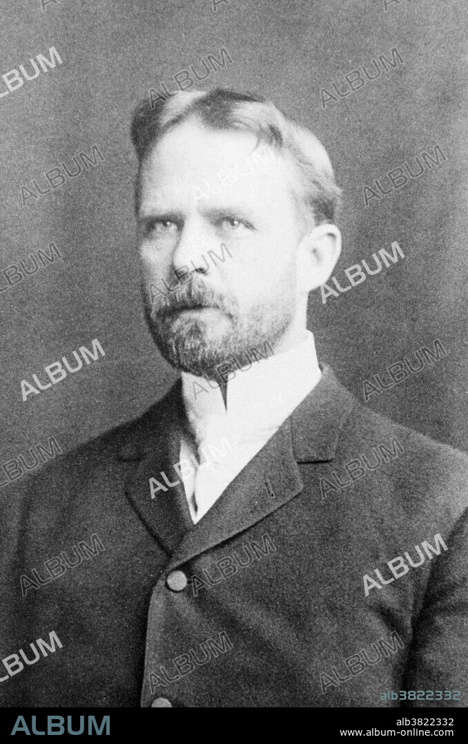Thomas Hunt Morgan (1866-1945), recipient of the 1933 Nobel Prize in Medicine for his discoveries of the role played by chromosomes in heredity. Morgan received his Ph.D. in 1890 at Johns Hopkins University. The work that received the prize was completed over a 17-year period at Columbia University by Morgan and his students, commencing in 1910 with his discovery of the white-eyed mutation in the fruit fly, Drosophila. This led to the discovery of sex-linked inheritance, allowing chromosomes to be identified as the carriers of the hereditary material.