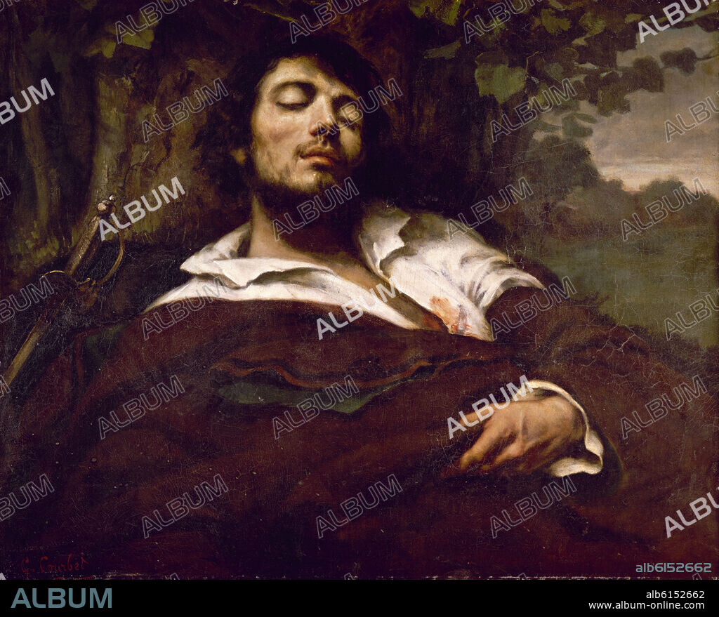 GUSTAVE COURBET. EL HOMBRE HERIDO - 1844-45 - O/L - 81,5x55.