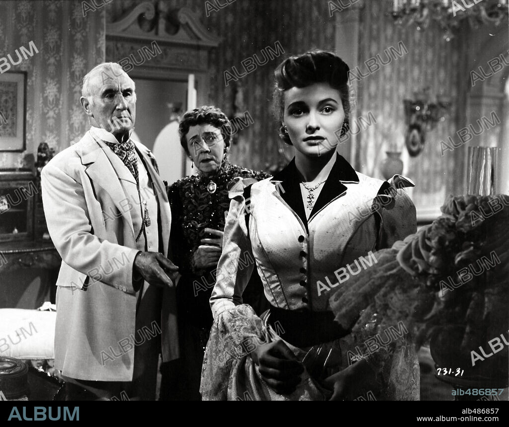 DONALD CRISP, ELIZABETH PATTERSON and PATRICIA NEAL in BRIGHT LEAF, 1950, directed by MICHAEL CURTIZ. Copyright WARNER BROTHERS.