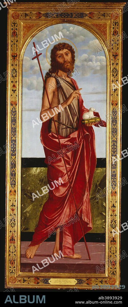 VITTORE CARPACCIO. Saint John the Baptist. Date/Period: 1505. Painting. Oil on panel.