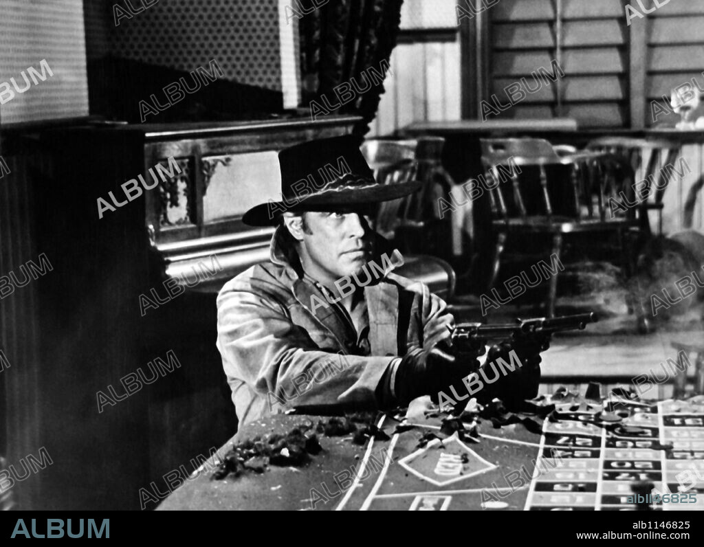 GEORGE PEPPARD in ROUGH NIGHT IN JERICHO, 1967, directed by ARNOLD LAVEN. Copyright UNIVERSAL PICTURES.