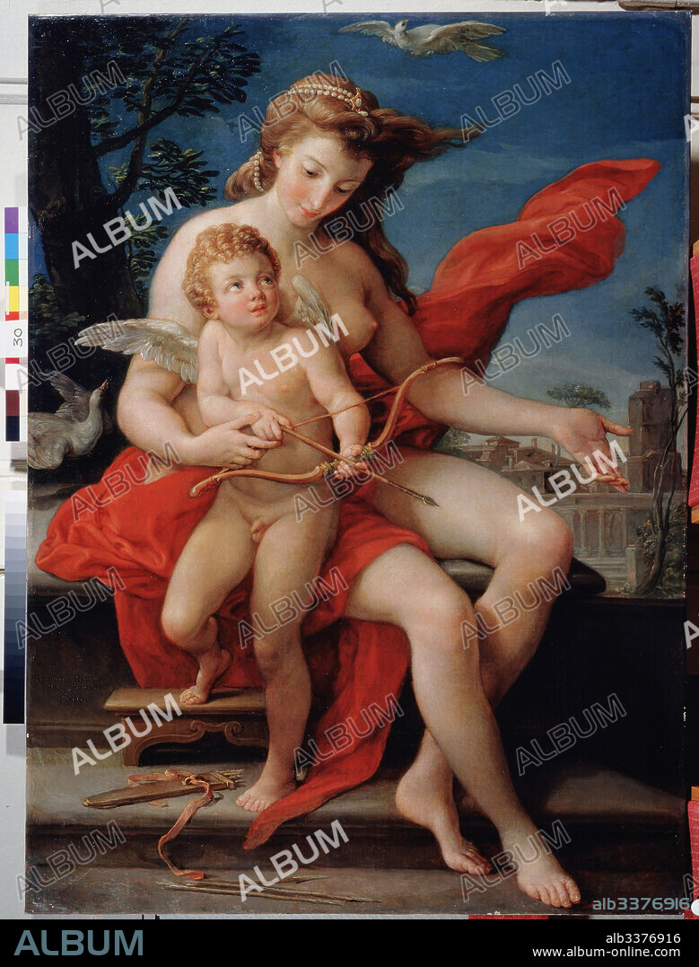 POMPEO GIROLAMO BATONI. Venus and Cupid.