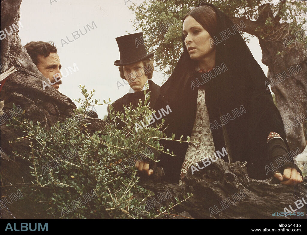 EUSEBIO PONCELA, JAIME CAMINO and LUCIA BOSE in WINTER IN MALLORCA. A, 1969 (JUTRZENKA), directed by JAIME CAMINO. Copyright ESTELA FILMS, S.A.