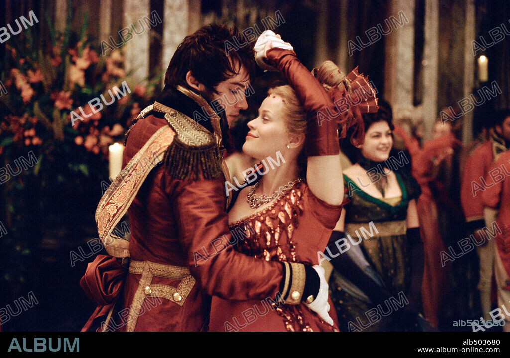 JONATHAN RHYS MEYERS and REESE WITHERSPOON in VANITY FAIR, 2004, directed by MIRA NAIR. Copyright FOCUS FEATURES.