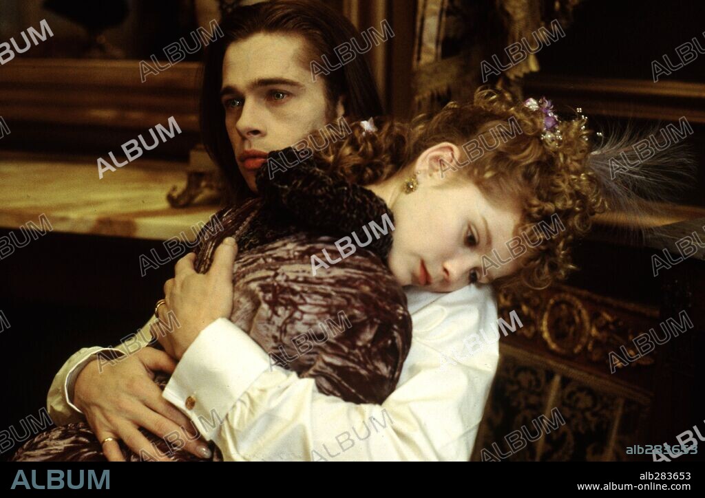 BRAD PITT und KIRSTEN DUNST in INTERVIEW MIT EINEM VAMPIR - AUS DER CHRONIK DER VAMPIRE, 1994 (INTERVIEW WITH THE VAMPIRE), unter der Regie von NEIL JORDAN. Copyright GEFFEN PICTURES.