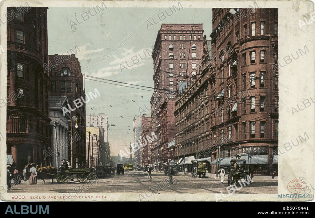 Eucid Avenue, Cleveland, Ohio, still image, Postcards, 1898 - 1931.