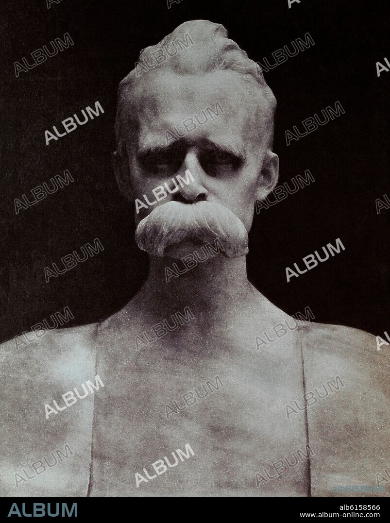 MAX KRUSE. FRIEDRIC NIETZSCHE (1844-1900) FILOSOFO ALEMAN.