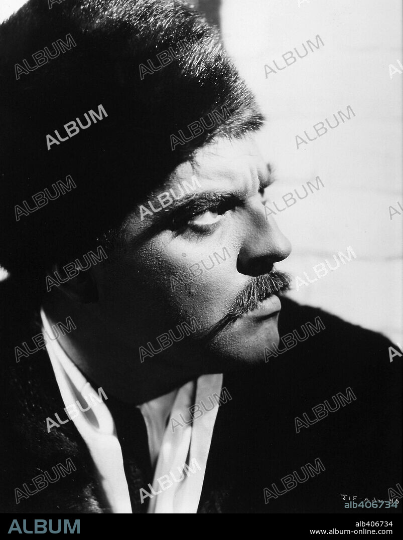 ORSON WELLES in JOURNEY INTO FEAR, 1943, directed by NORMAN FOSTER. Copyright RKO.