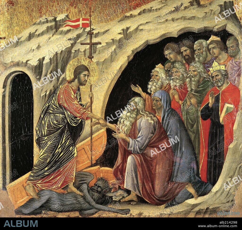 Duccio di Buoninsegna / 'Maestà - Passion: Descent to Hell', 1308-1311, Tempera and gold on wood, 51 x 53.5 cm.