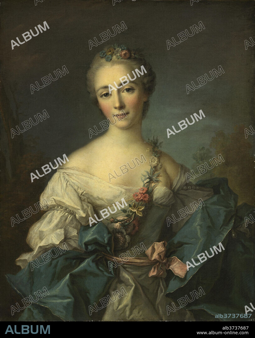 AFTER JEAN-MARC NATTIER. Portrait of a Young Woman. Dated: 1750/1760. Dimensions: overall: 80.9 x 64.5 cm (31 7/8 x 25 3/8 in.)  framed: 104.8 x 89.5 cm (41 1/4 x 35 1/4 in.). Medium: oil on canvas.