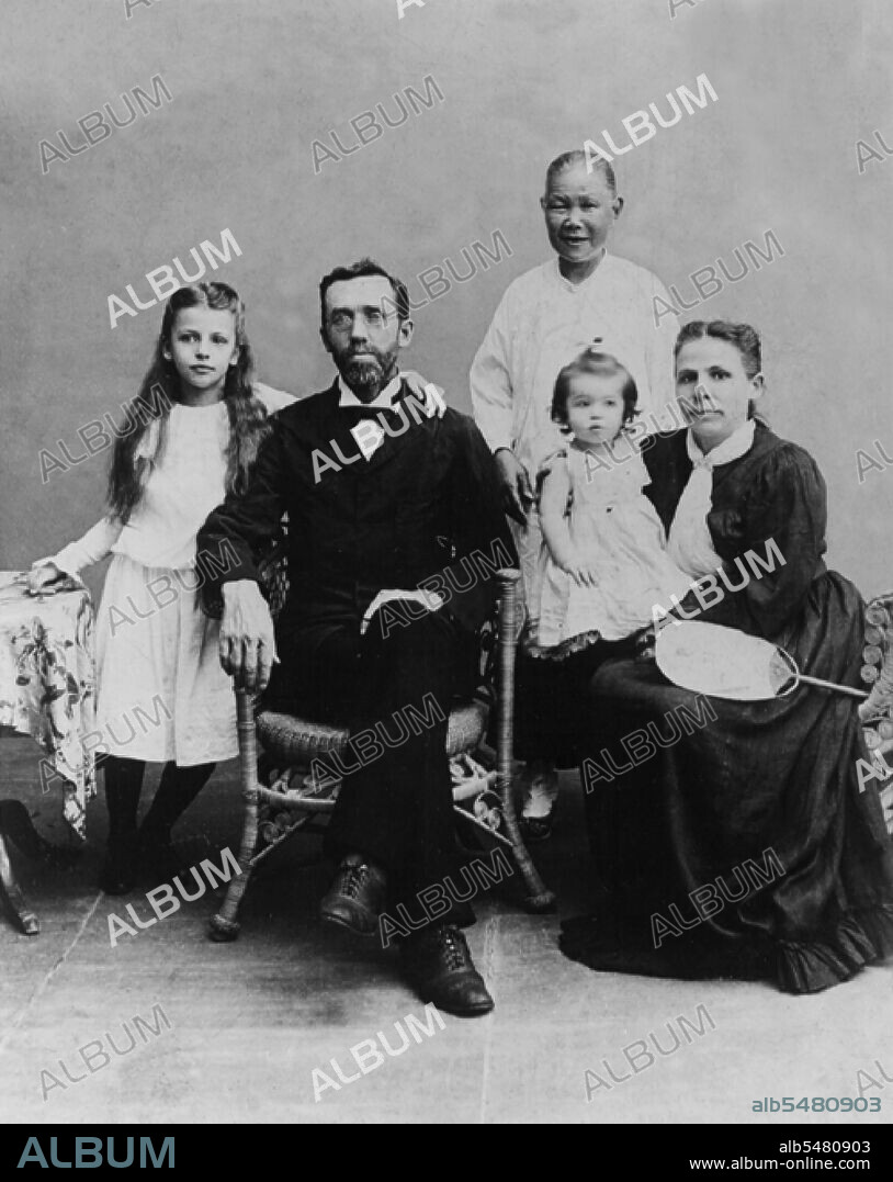 Pearl Buck was born in Hillsboro, West Virginia, to Caroline Stulting (1857-1921) and Absalom Sydenstricker. Her parents, Southern Presbyterian missionaries, traveled to China soon after their marriage on July 8, 1880, but returned to the United States for Pearl's birth. When Pearl was three months old, the family returned to China to be stationed first in Zhenjiang (then often known as Jingjiang or, in the Postal Romanization, Tsingkiang), (this is near Nanking). Pearl was raised in a bilingual environment, tutored in English by her mother and in classical Chinese by a Mr. Kung. Wang Amah is also supposed to have been instrumental in Pearl's Chinese education.