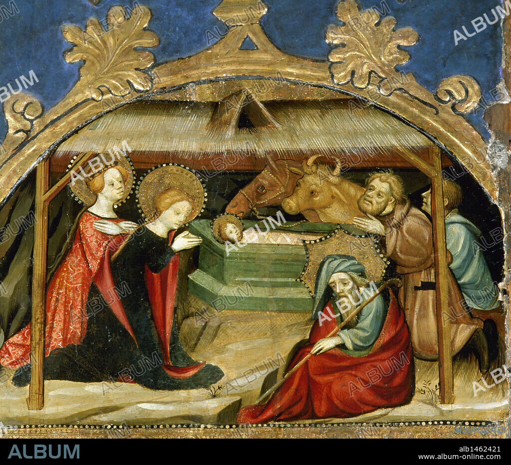 Joan Mates. Gothic painter. Catalan. Documented since 1390-1431. Altarpiece of Saint James of the parish of Vallespinosa (Santa Perpetua de Gaia, Conca de Barbera, Tarragona). 15th century. Diocesan Museum of Tarragona. Catalonia. Spain.