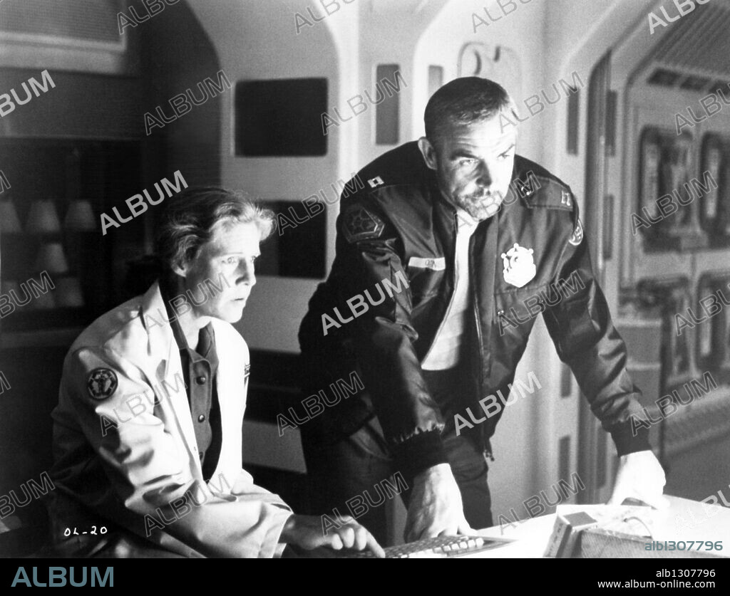 FRANCES STERNHAGEN and SEAN CONNERY in OUTLAND, 1981, directed by PETER HYAMS. Copyright LADD COMPANY/WARNER BROS.