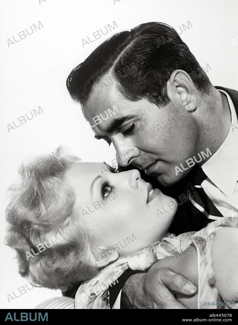 KIM NOVAK and TYRONE POWER in THE EDDY DUCHIN STORY, 1956, directed by GEORGE SIDNEY. Copyright COLUMBIA PICTURES.