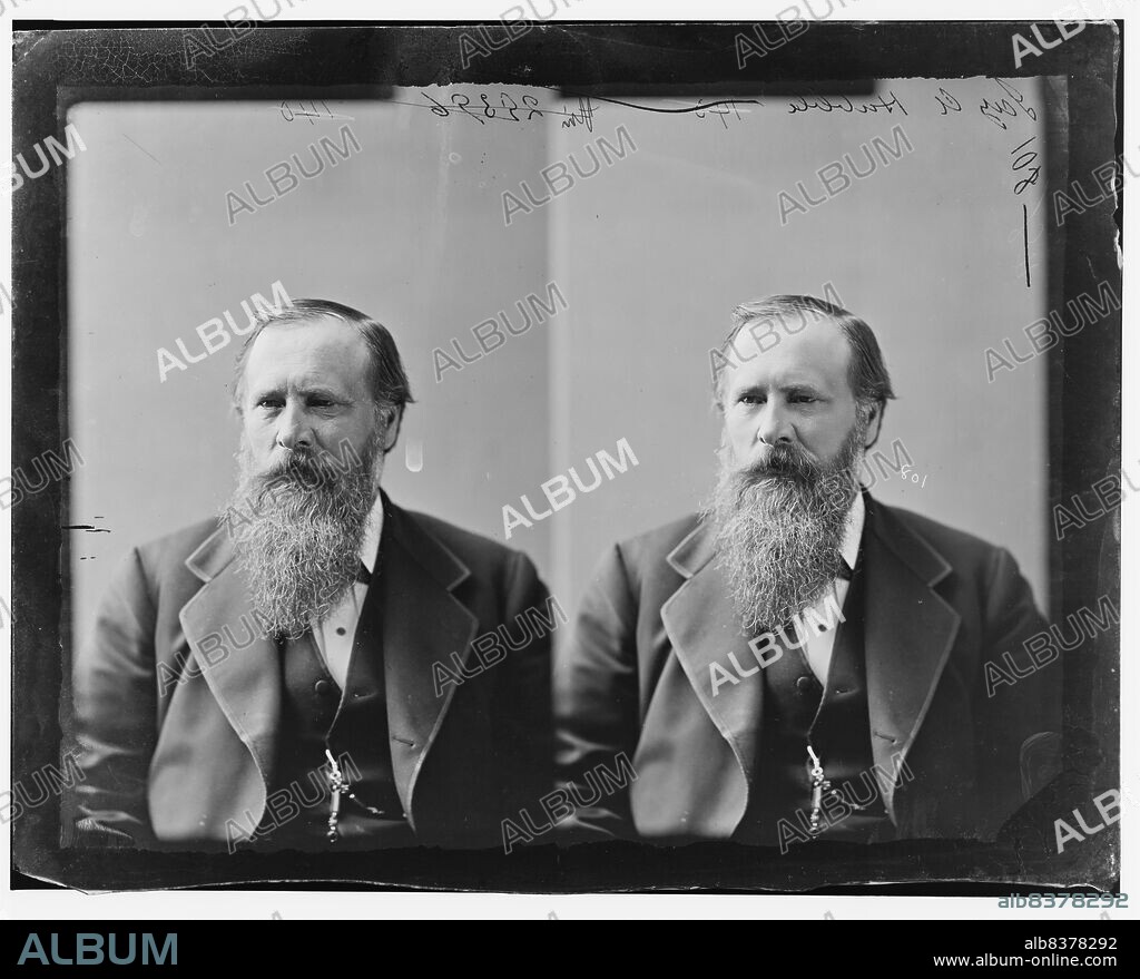 Jay Abel Hubbell of Michigan, 1865-1880. Hubbell, Hon. J.A. of Mich., between 1865 and 1880. [Politician and lawyer: state commissioner to the 1876 Centennial International Exhibition].