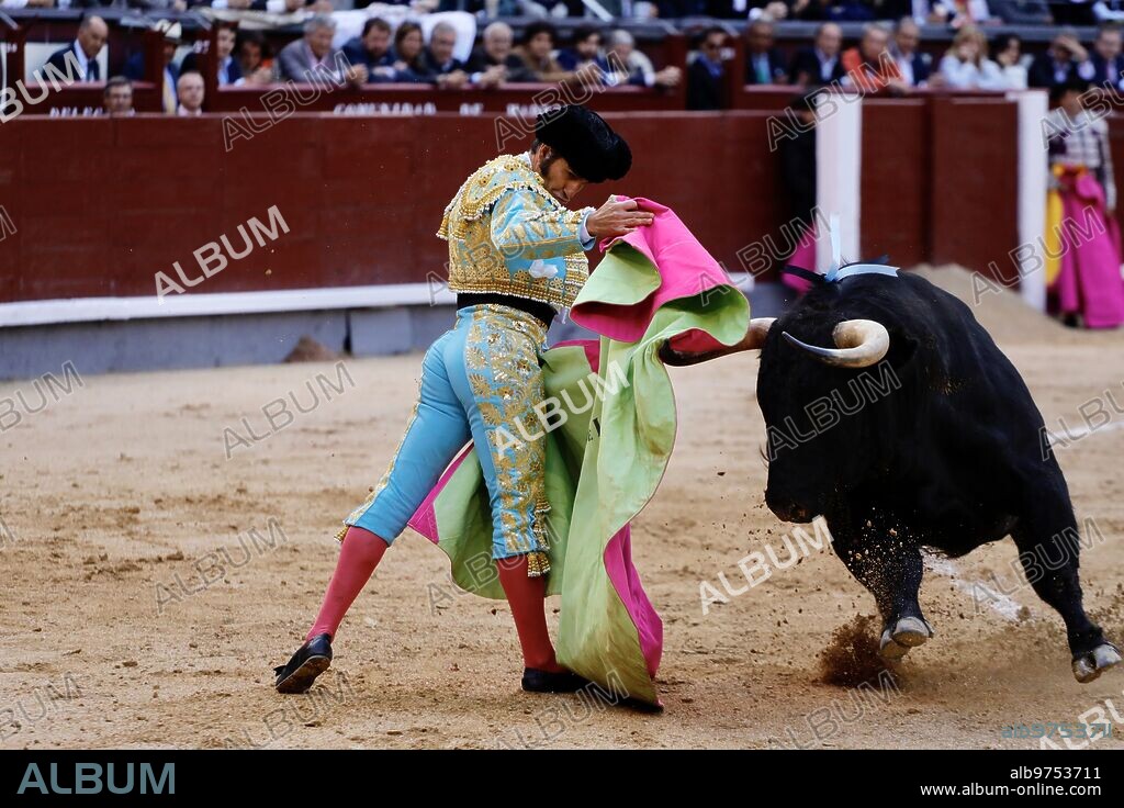 Madrid, 18/05/2023. Plaza de Toros de las Ventas. Feria de san Isidro. Corrida de Morante de la Puebla, el Juli y Tomás Rufo. Foto: Guillermo Navarro. Archdc.