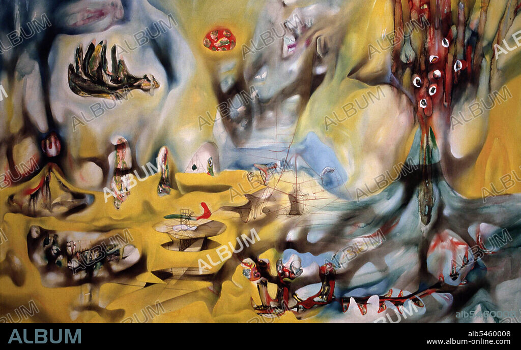 ROBERTO MATTA. MATTA ECHAURREN , ROBERTO. PINTOR CHILENO . 1912 -2002. " INVASION DE LA NOCHE " , OLEO DEL AÑO 1941. MUSEO DE ARTE MODERNO . SAN FRANCISCO. ATENCION: AUTOR CONTEMPORANEO SUJETO A COPYRIGHT ©. EL CLIENTE FINAL ES RESPONSABLE DE LA GESTION DE LOS DERECHOS DE AUTOR CON LAS SOCIEDADES EXISTENTES DE GESTION DE DERECHOS O DIRECTAMENTE CON LOS ORGANISMOS TITULARES DE LOS MISMOS.