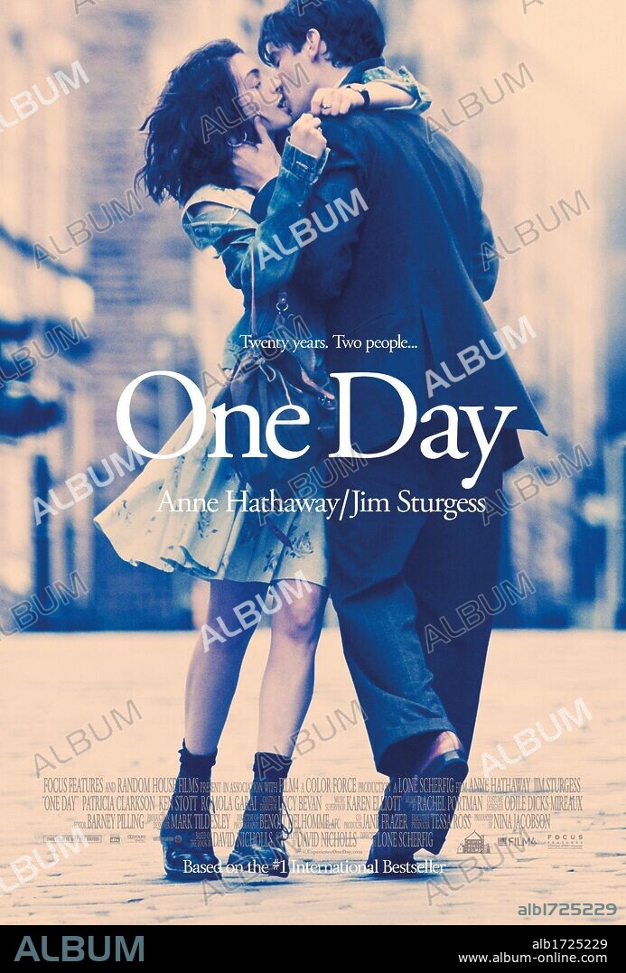 Poster de ONE DAY-SIEMPRE EL MISMO DIA, 2011 (ONE DAY), dirigida por LONE SCHERFIG. Copyright RANDOM HOUSE FILMS.