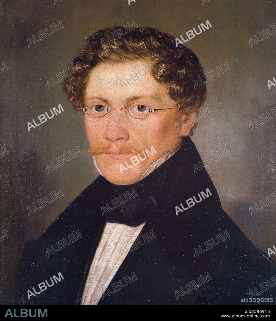 CARL SPITZWEG. Self-Portrait.